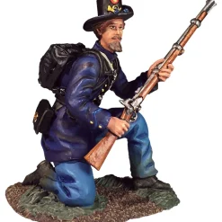 Federal Iron Brigade Kneeling Defending No.2 William Britain (31292) 1:30 Scale Metal by William Britain