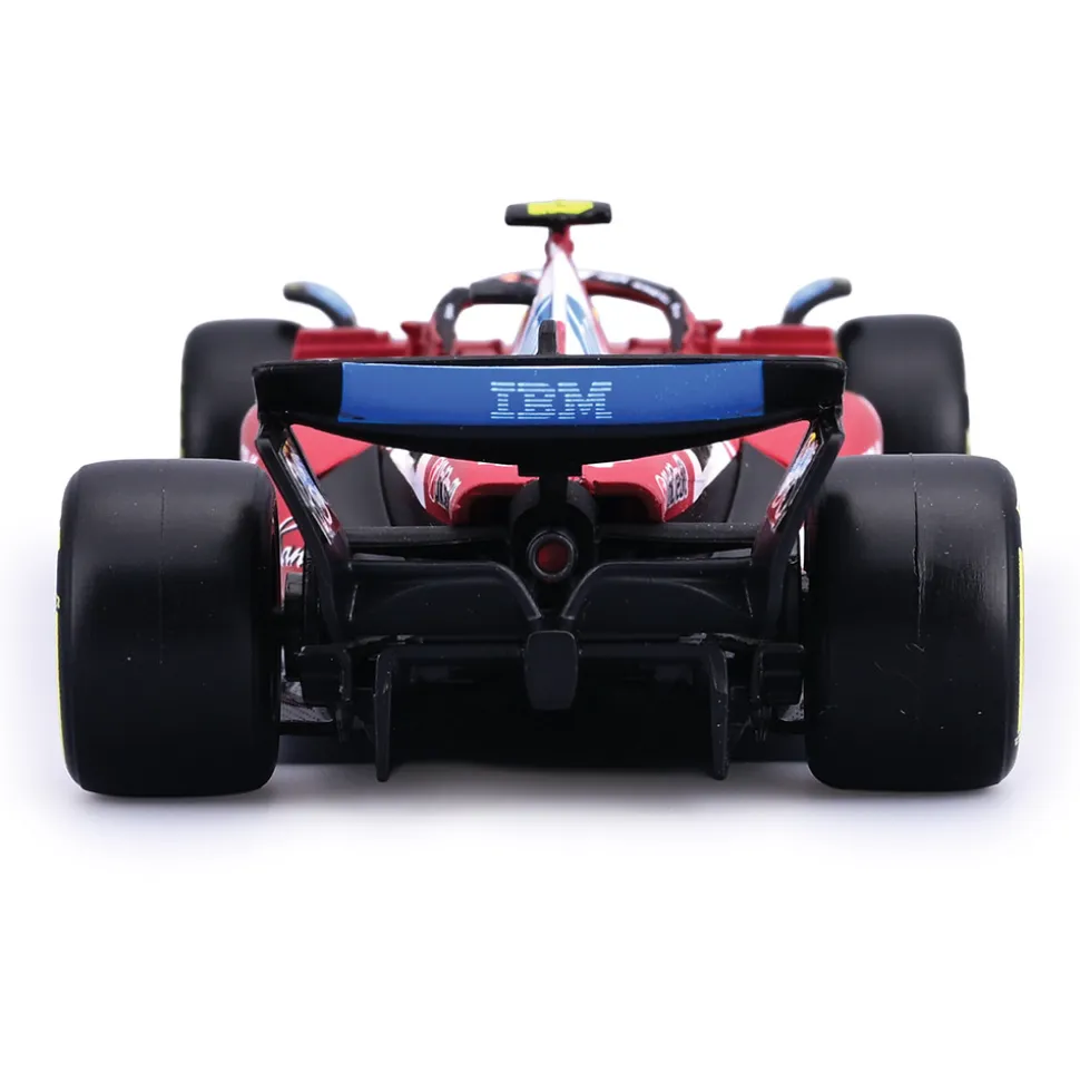 2025 Ferrari F1 Season Car w/ helmet - #44 Hamilton 1:43 Scale Diecast Model Car by Bburago