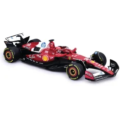 2025 Ferrari F1 Season Car w/ helmet - Leclerc #16 1:43 Scale Diecast Model Car by Bburago