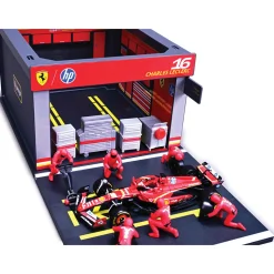 2024 Ferrari F1 SF-24 Pit Pass - Leclerc #16 1:43 Scale Diecast Model Car by Bburago