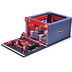2024 Ferrari F1 SF-24 Pit Pass - Leclerc #16 1:43 Scale Diecast Model Car by Bburago