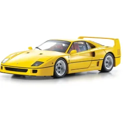 Ferrari F40 - Yellow 1:18 Scale Diecast Model Car by Kyosho