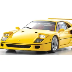 Ferrari F40 - Yellow 1:18 Scale Diecast Model Car by Kyosho