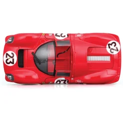 1967 Ferrari 330 P4 Daytona Diecast Model Kit - Red #23 1:24 Scale Diecast Model Kit by Bburago