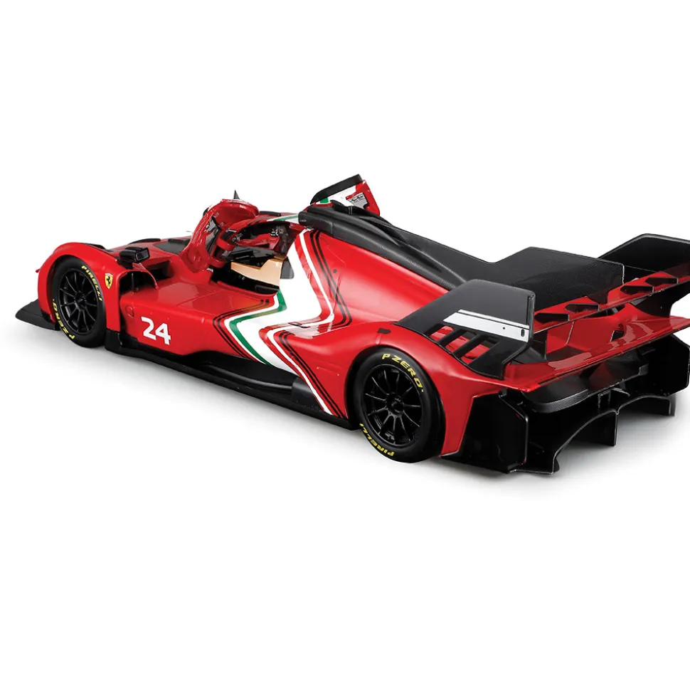 Ferrari 499P Modificata - Red #24 1:18 Scale Diecast Model Car by Bburago