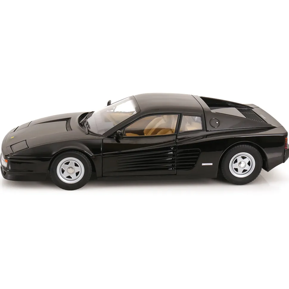 1986 Ferrari Testarossa - Black 1:12 Scale Diecast Model Car by KK Scale