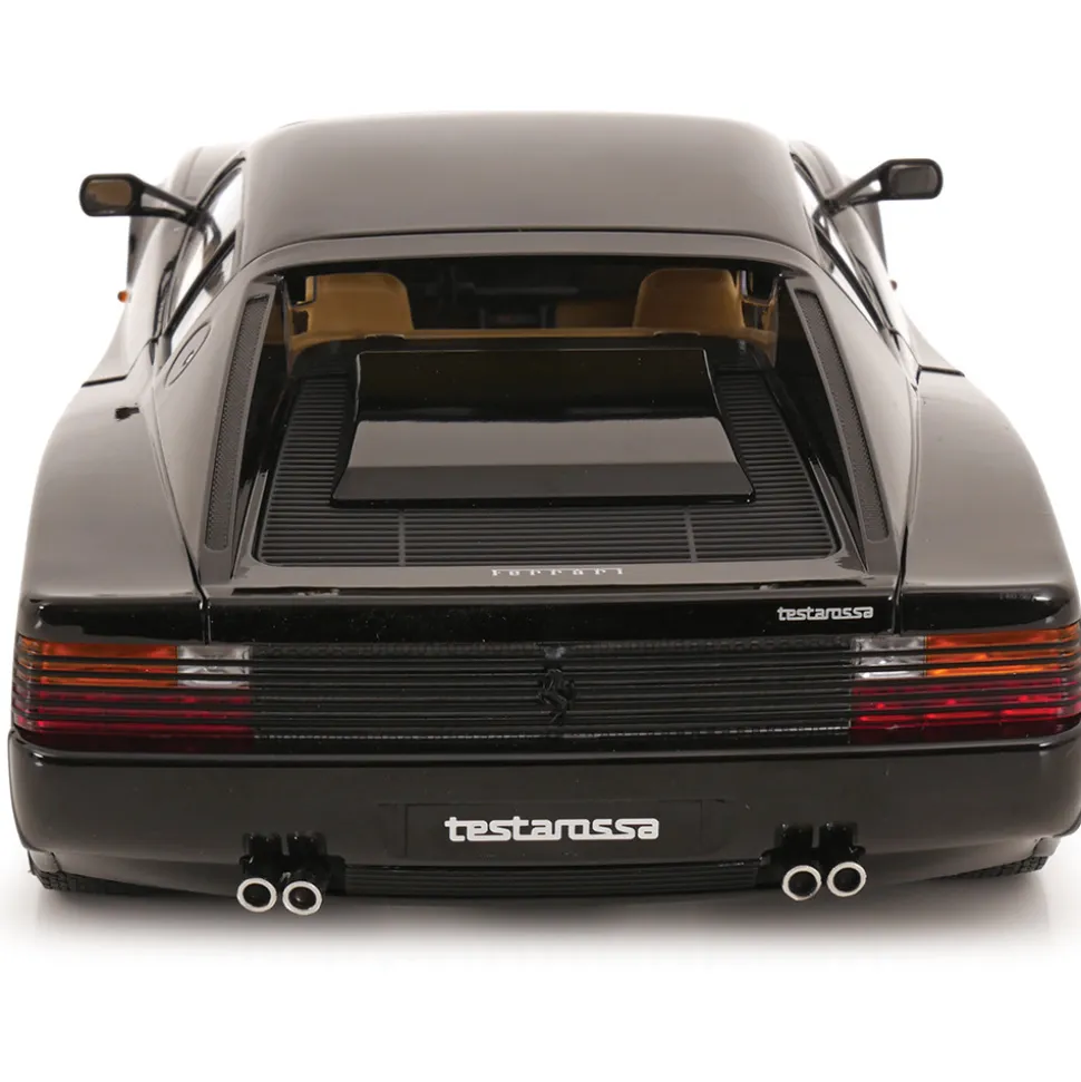 1986 Ferrari Testarossa - Black 1:12 Scale Diecast Model Car by KK Scale