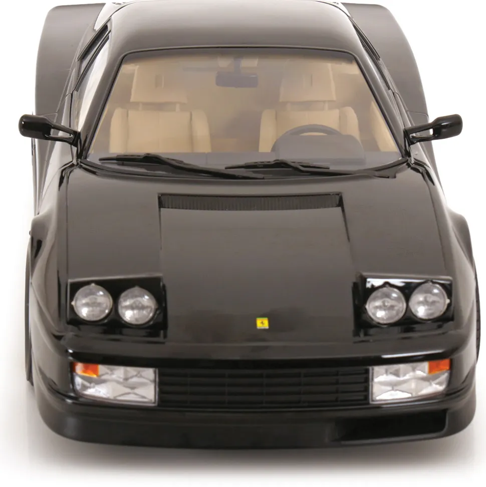 1986 Ferrari Testarossa - Black 1:12 Scale Diecast Model Car by KK Scale