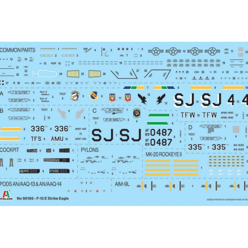 F-15E Strike Eagle 1/72 Kit Italeri (90016) 1:72 scale Plastic by Italeri