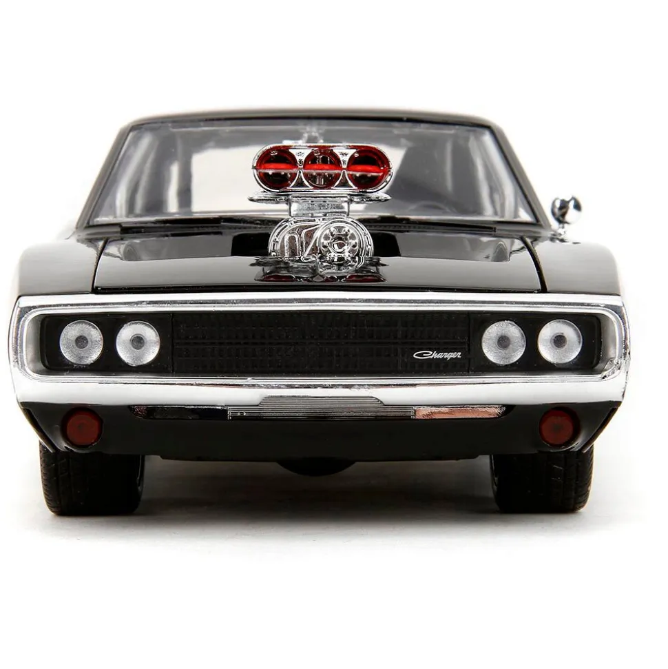 1970 F&F 1 Dodge Charger R/T - Dom's Charger 1:24 Scale Diecast Model Car by Jada Toys