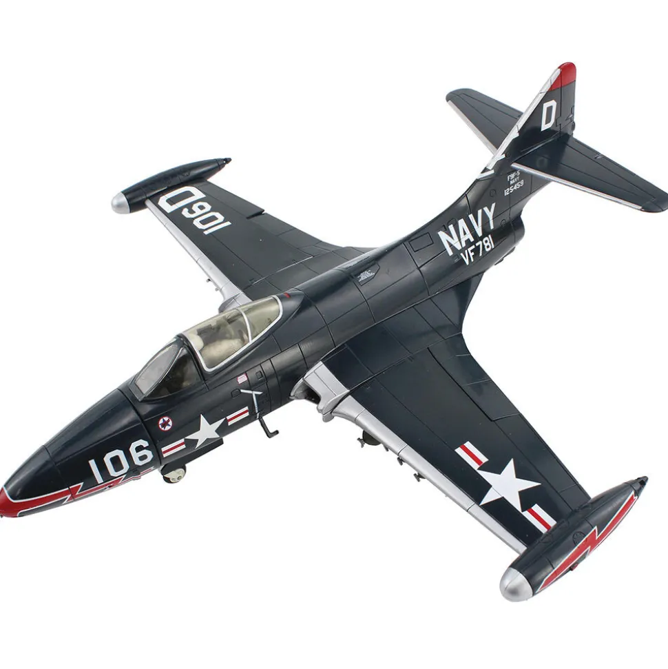 F9F-5 PANTHER 1/48 DIE CAST MODEL - HA7210b LT. ROYCE WILLIAMS, VF-781, NOV. 1952 1:48 scale Metal by Hobby Master