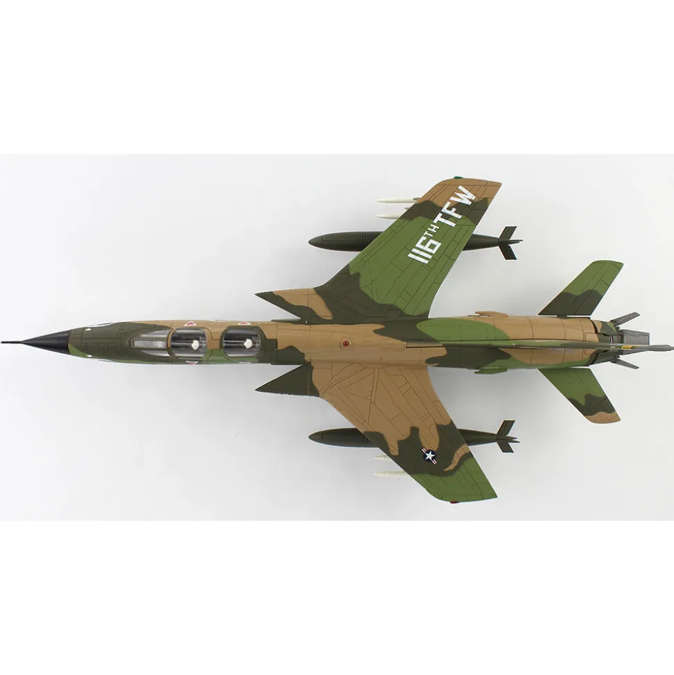 F-105F Thunderchief 1/72 Die Cast Model "Peach 91", 128th TFS, Dobbins, 24 May 1983 1:72 scale Metal by Hobby Master