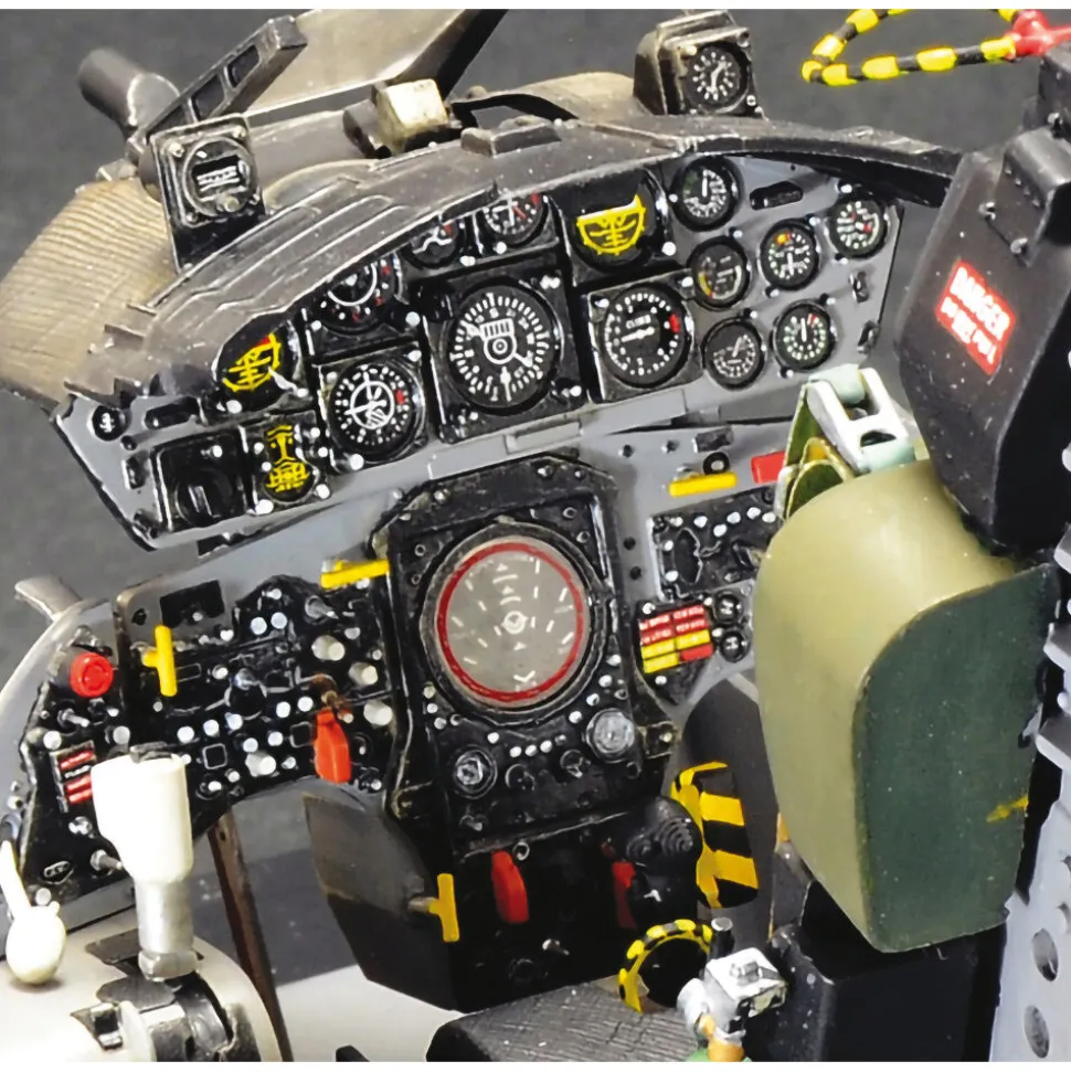 F-104G Cockpit 1/12 Kit 1:12 Scale Plastic Model Kit by Italeri
