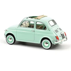 1968 Fiat 500 L - Pastel Blue 1:18 Scale Diecast Model Car by Norev