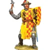 Fighting Crusader Priest w/Warhammer & Shield 1/30 Figure K&C (MK251) 1:30 scale Metal by King and Country