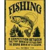 Fish On Metal Sign Desperate Enterprises (2656) Tin by Desperate Enterprises