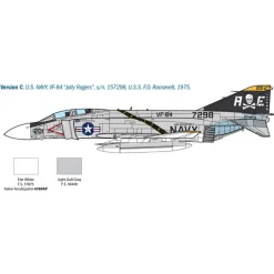 F-4J Phantom II 1/48 Kit 1:48 Scale Plastic Model Kit by Italeri