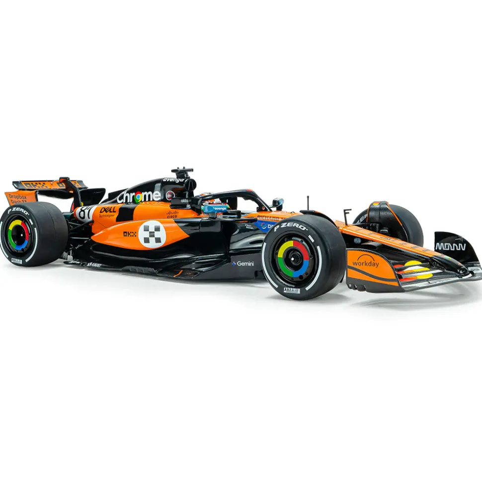 2025 F1 McLaren MCL39 Orange O.Piastri #81 - GP Monaco 1:18 Scale Diecast Model Car by Solido