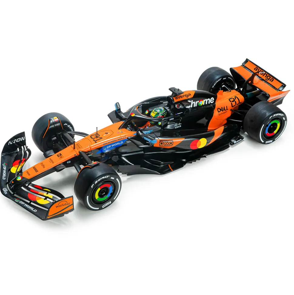 2025 F1 McLaren MCL39 Orange O.Piastri #81 - GP China 1:18 Scale Diecast Model Car by Solido