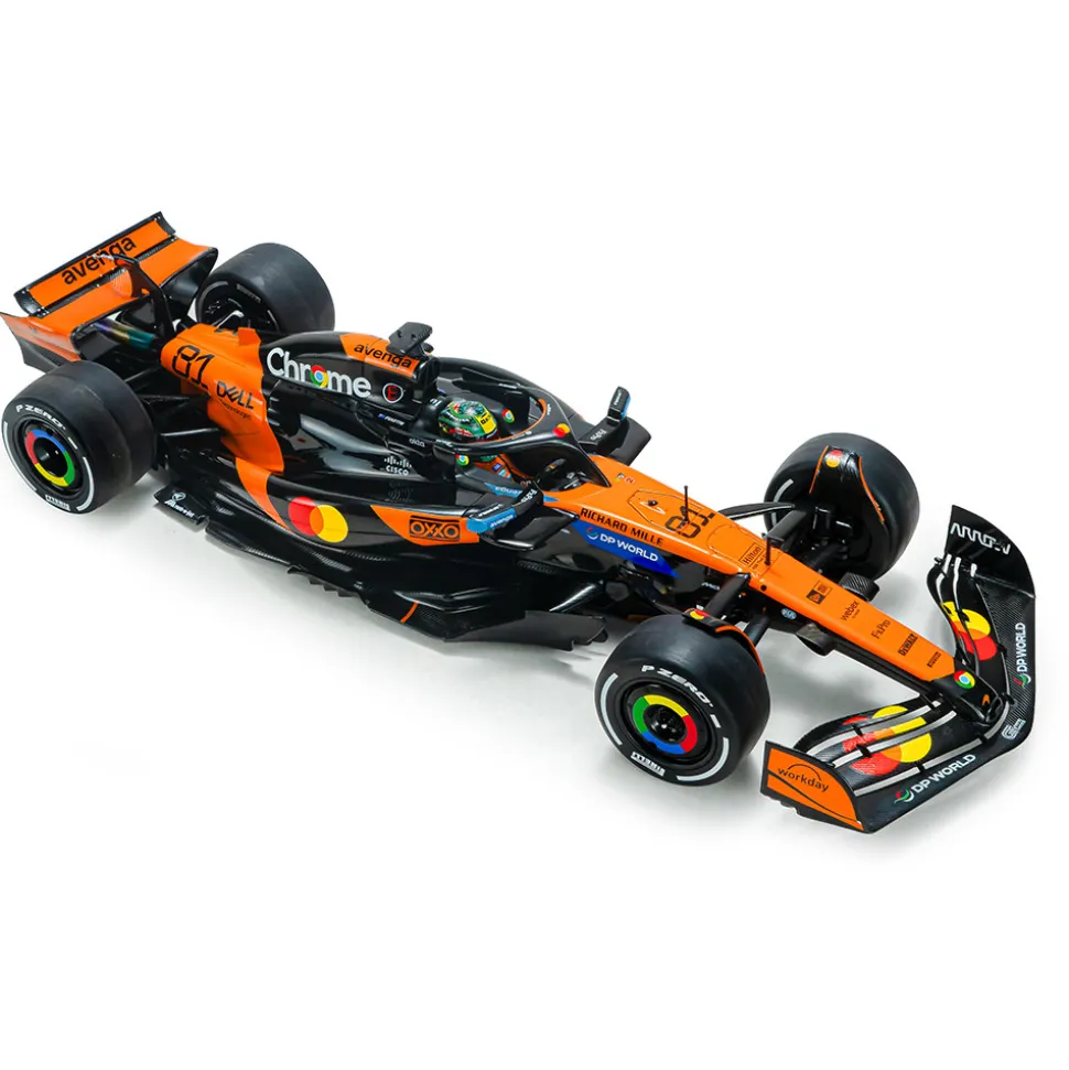 2025 F1 McLaren MCL39 Orange O.Piastri #81 - GP China 1:18 Scale Diecast Model Car by Solido