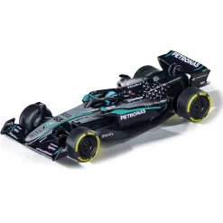 2025 F1 Mercedes-AMG W16 E Performance - #63 Russell Pull & Speed 1:43 Scale Plastic Model Car by Carrera