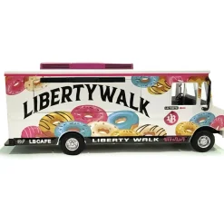 Food Truck Liberty Walk LB Cafe Truck - Limited Edition 1:64 Scale Diecast Model Truck by American Diorama