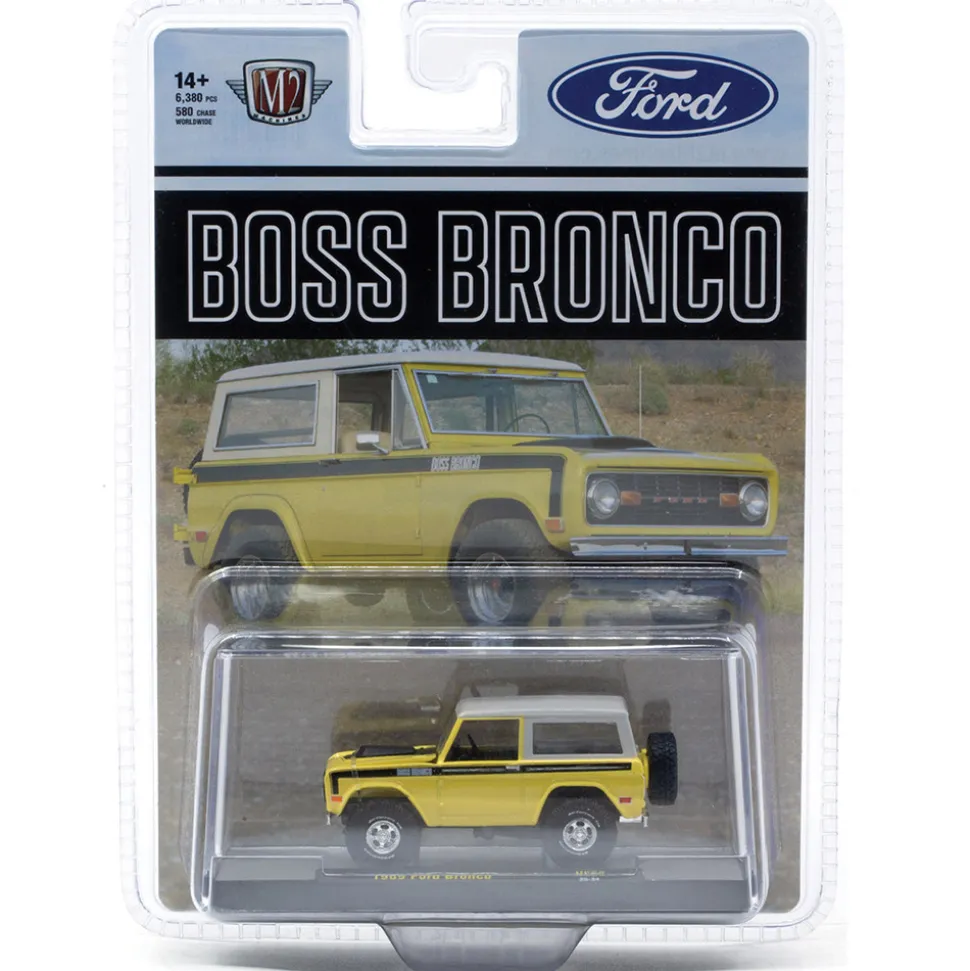 1969 Ford Bronco - Boss Bronco 1:64 Scale Diecast Model Truck by M2 Machines