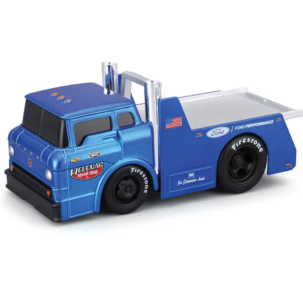 1966 Ford C600 Flatbed & 1969 Mustang GT - Muscle Transports 1:64 Scale by Muscle Machines