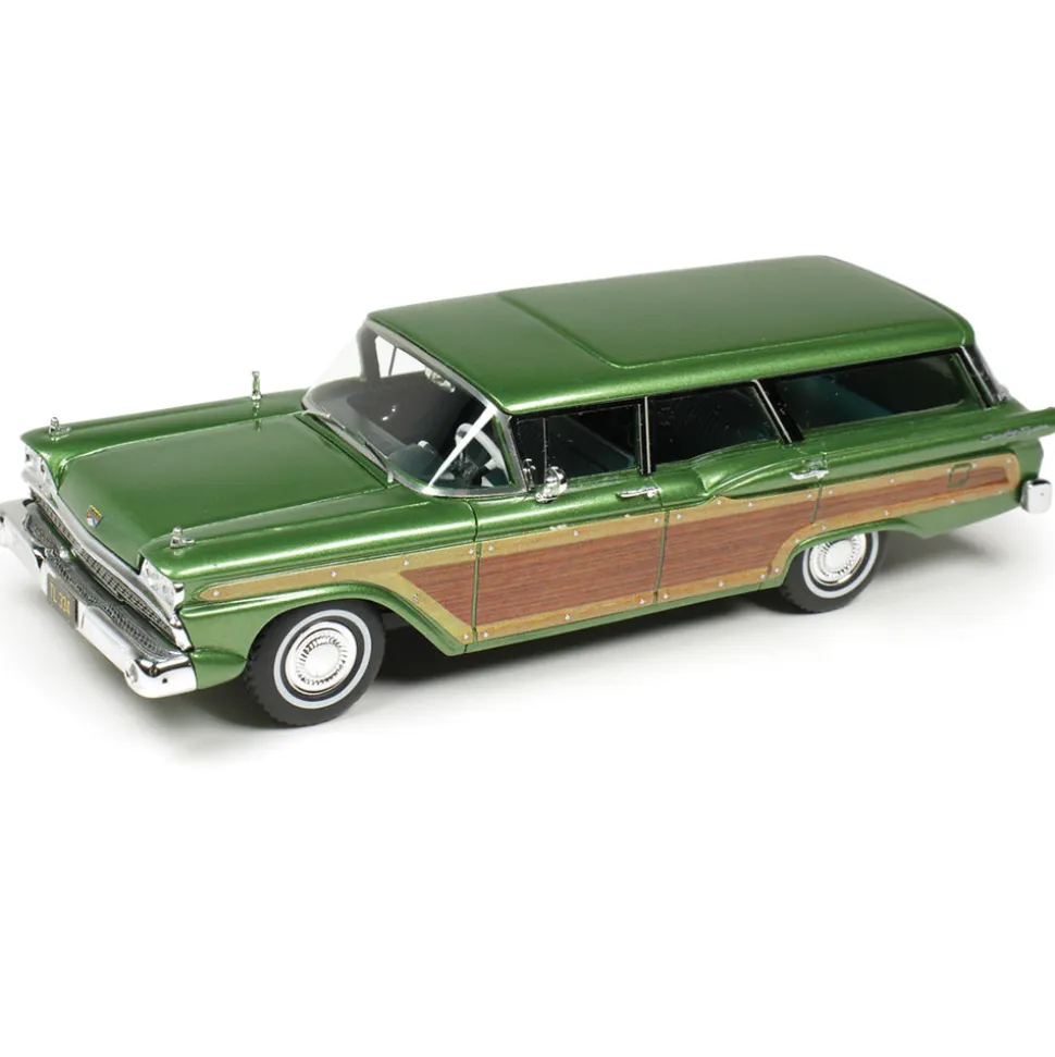 1959 Ford Country Squire - Green Metallic 1:43 Scale Cast Resin Model Car by Goldvarg Collection