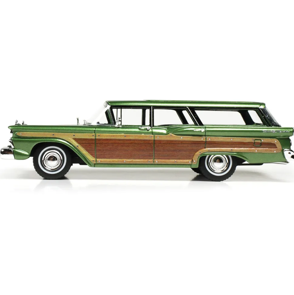 1959 Ford Country Squire - Green Metallic 1:43 Scale Cast Resin Model Car by Goldvarg Collection