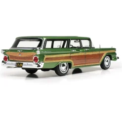 1959 Ford Country Squire - Green Metallic 1:43 Scale Cast Resin Model Car by Goldvarg Collection