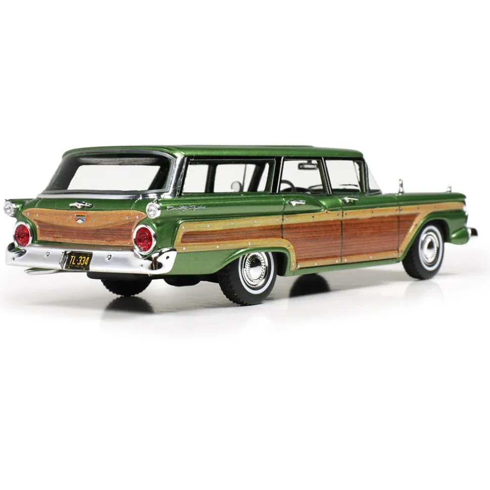 1959 Ford Country Squire - Green Metallic 1:43 Scale Cast Resin Model Car by Goldvarg Collection