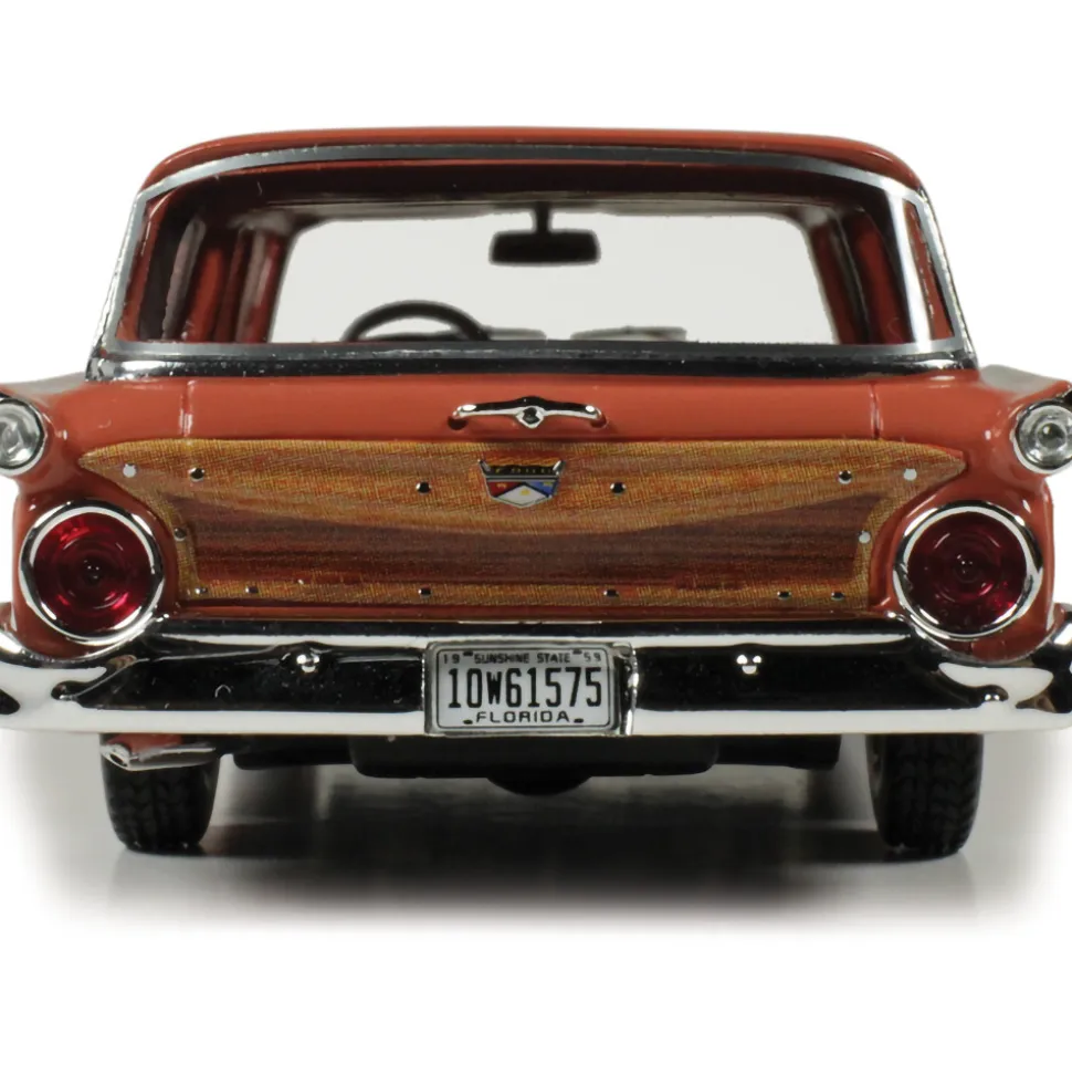 1959 Ford Country Squire - Rose 1:43 Scale Cast Resin Model Car by Goldvarg Collection