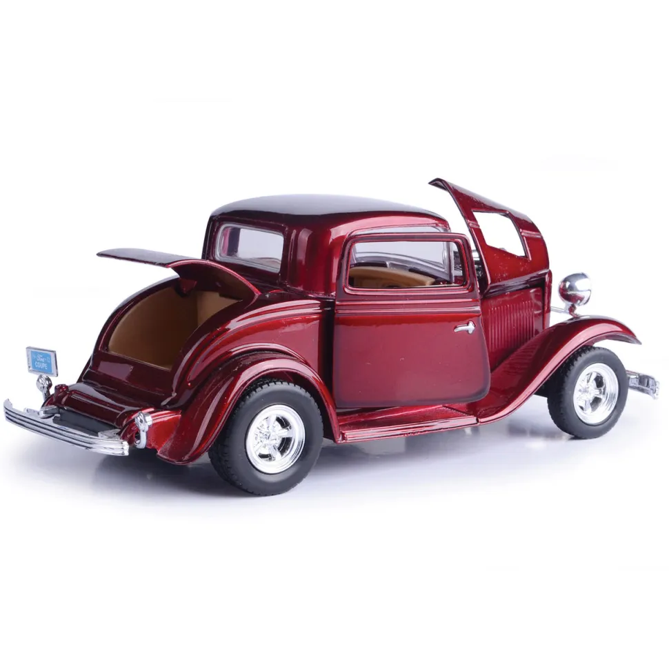 1932 Ford Coupe - Metallic Red 1:24 Scale Diecast Model Car by Motormax