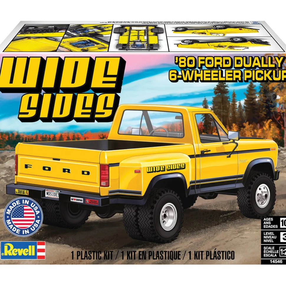 1980 Ford Dually Wide Side Pickup Model Kit 1:25 Scale Plastic Model Kit by Revell