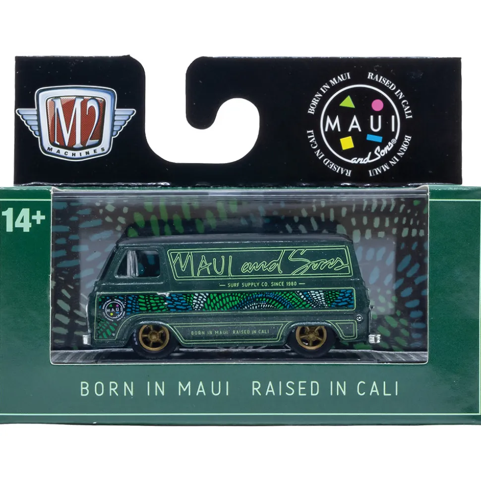 1963 Ford Econoline Delivery Van - Maui & Sons 1:64 Scale Diecast Model Truck by M2 Machines