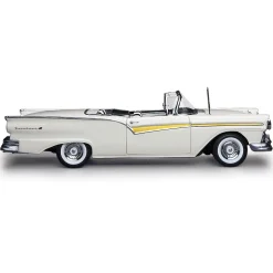 1957 Ford Fairlane 500 Skyliner -Colonial White 1:18 Scale Diecast Model Car by Sunstar