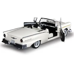 1957 Ford Fairlane 500 Skyliner -Colonial White 1:18 Scale Diecast Model Car by Sunstar