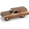 1964 Ford Falcon Delivery Project in Progress - Phoenician Yellow 1:64 Scale Diecast Model Car by Johnny Lightning