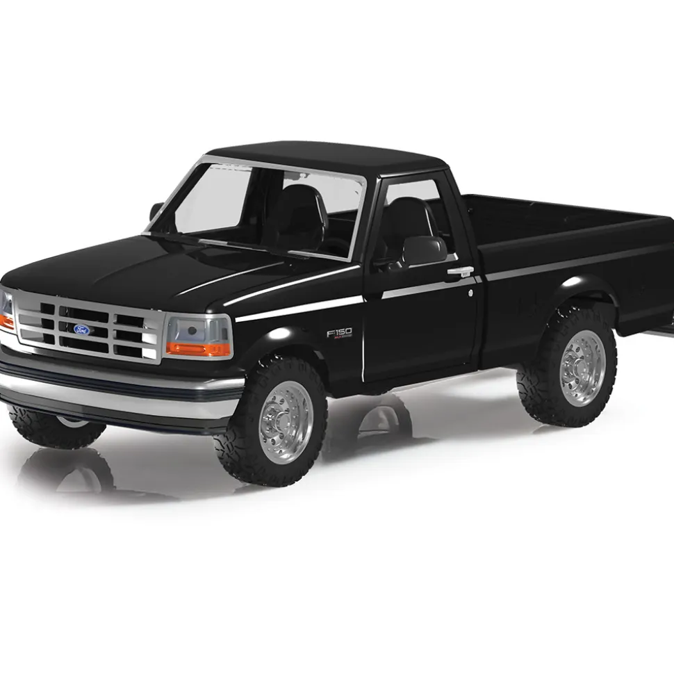 1993 Ford F-150 - Black 1:24 Scale Diecast Model Truck by Motormax