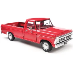 1974 Ford F-100 - Candy Apple Red 1:18 Scale Diecast Model Truck by IXO Models
