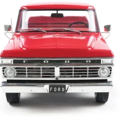 1974 Ford F-100 - Candy Apple Red 1:18 Scale Diecast Model Truck by IXO Models