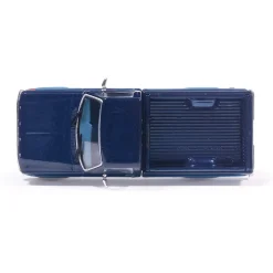 1981 Ford F-150 Custom Explorer Short Bed Styleside 4X2 - Midnight Blue Tu-Tone 1:64 Scale Diecast Model Truck by IXO Models