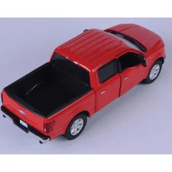 2019 Ford F-150 Lariat Crew Cab - Red 1:27 Scale Diecast Model Truck by Motormax