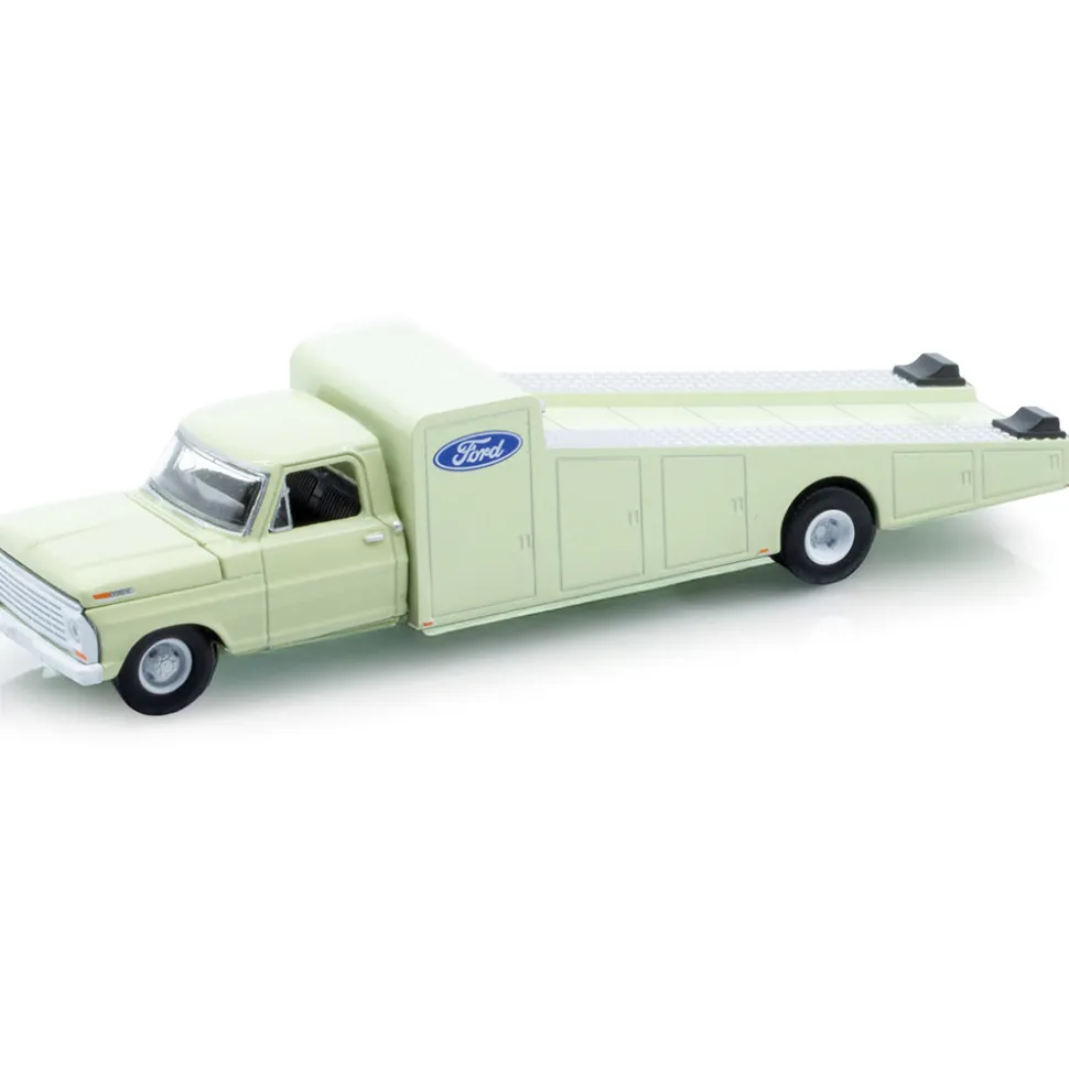 1969 Ford F-350 Ramp Truck & 1966 Ford GT40 MK2 1:64 Scale Diecast Model Truck by M2 Machines