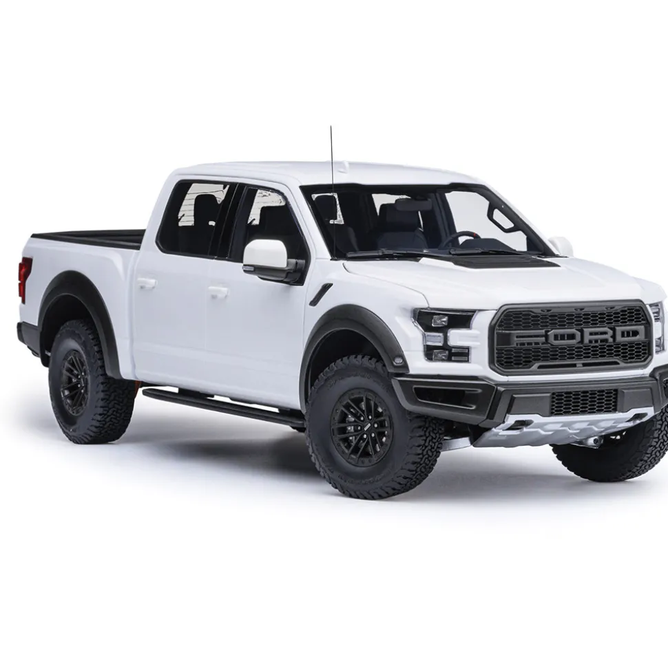 2019 Ford F-150 Raptor Supercrew - Oxford White 1:18 Scale Diecast & Composite Model Truck by AutoArt
