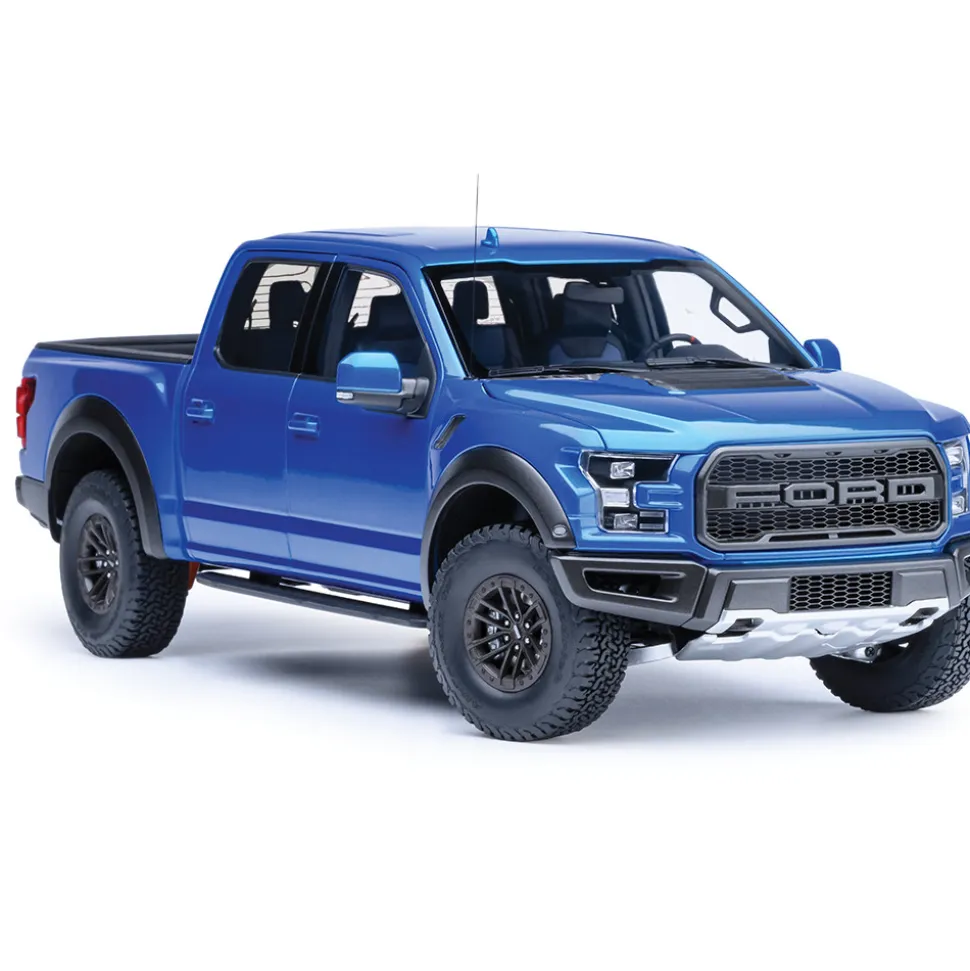2019 Ford F-150 Raptor Supercrew - Velocity Blue 1:18 Scale Diecast Model Car by AutoArt