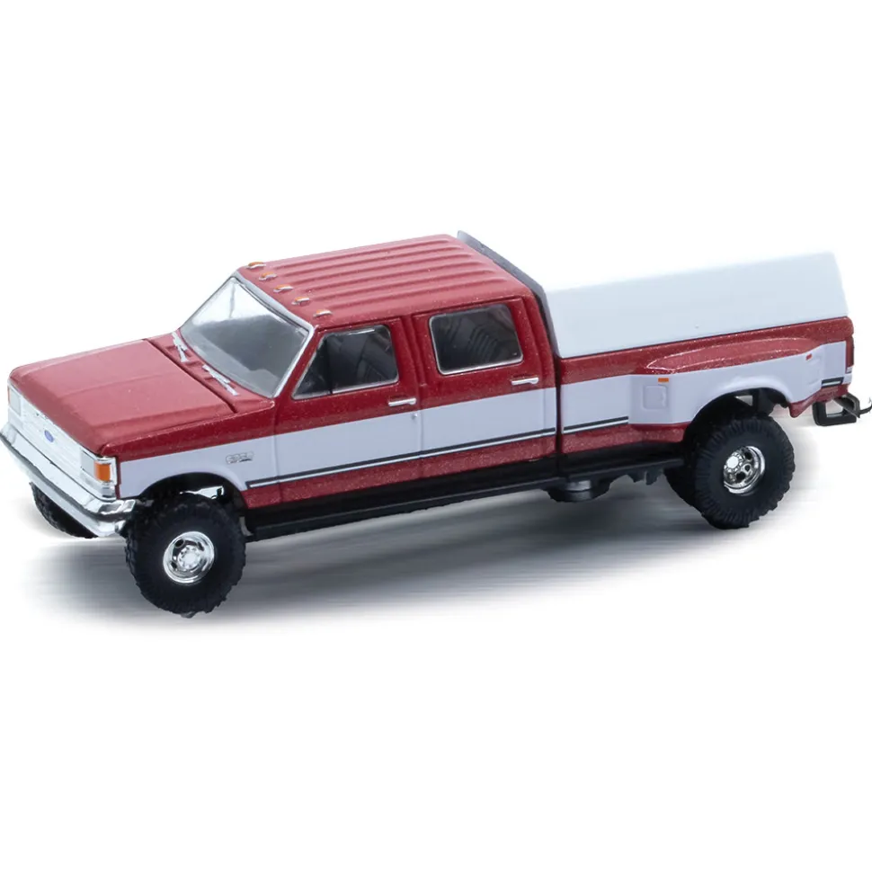 1987 Ford F-350 Truck & 1966 Ford Bronco 1:64 Scale Diecast Model Truck by M2 Machines