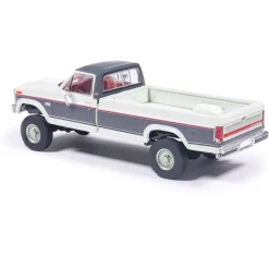 1986 Ford F-150 XLT Lariat Long Bed Styleside 4X2 - Colonial White Tu-Tone 1:64 Scale Diecast Model Truck by IXO Models