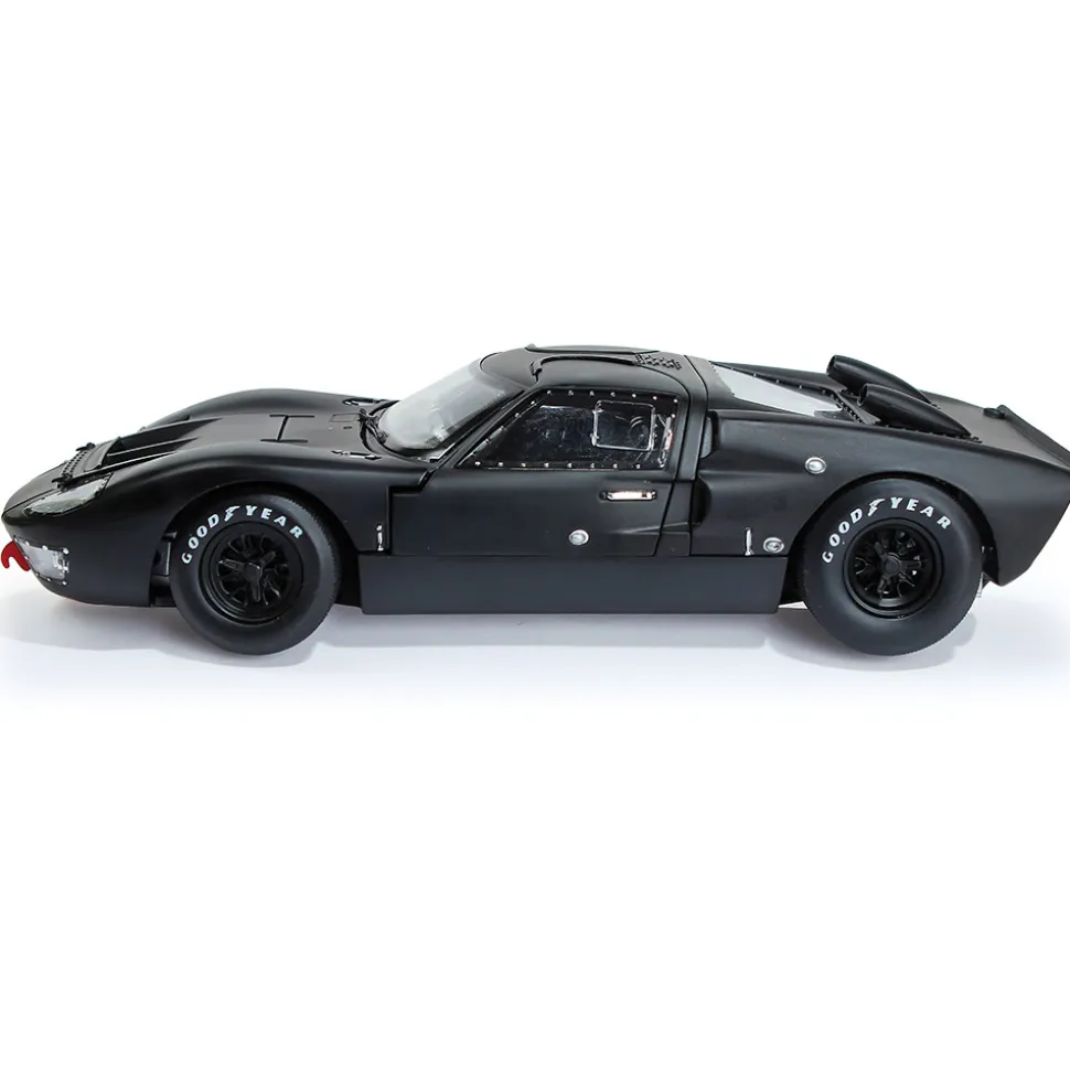 1966 Ford GT40 Custom Matt-Black 1:18 Scale Diecast Model Car by Shelby Collectibles